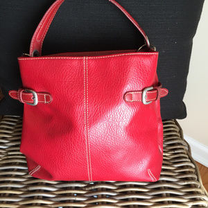 Tommy Hilfiger Classic American Red Bucket Bag